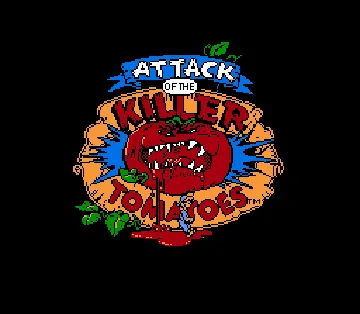 Attack of the Killer Tomatoes (Europe) screen shot title